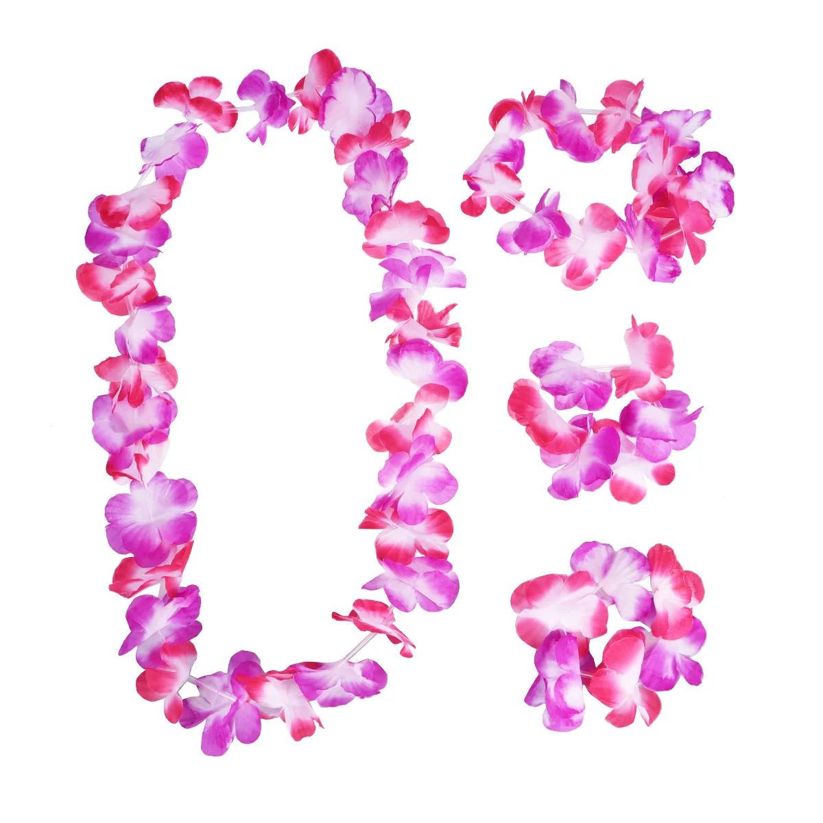 Two-color Wreath 3 Sets Hawaii Leis Garland Artificial Flowers Party Favors Tropical Events Decor Accessories
Two-color Wreath 3 Sets Hawaii Leis Garland Artificial Flowers Party Favors Tropical Events Decor Accessories