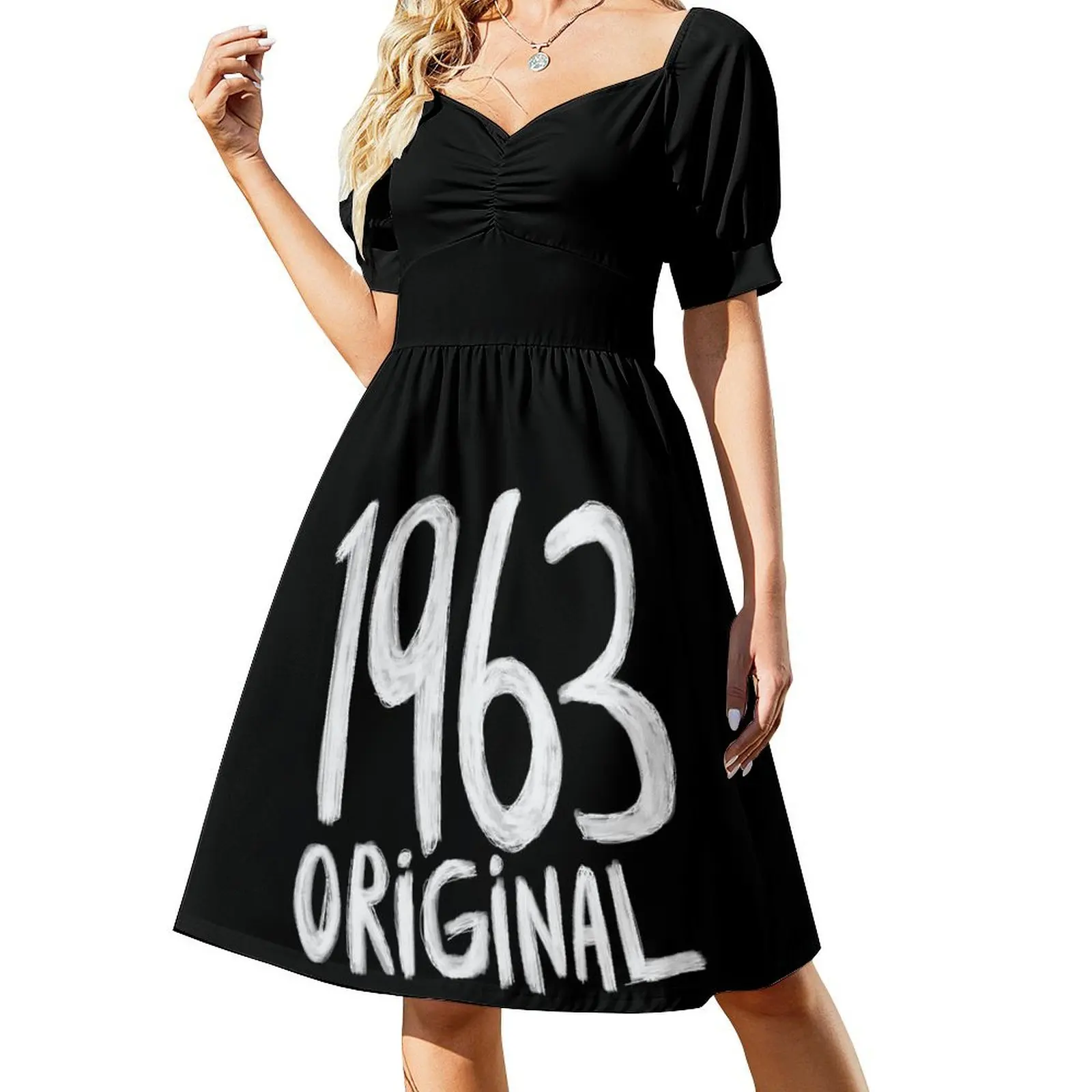 1963 Original, born in 1963, Birth Year 1963 Short-Sleeved Dress evening dress women Dance dresses
1963 Original, born in 1963, Birth Year 1963 Short-Sleeved Dress evening dress women Dance dresses