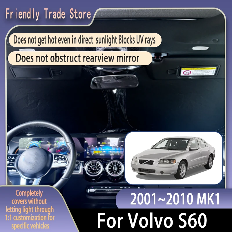 Car Front Windshield Sunshade For Volvo S60 2001~2010 09 MK1 Fold Shade UV Shade Solar Sun Shade Privacy Curtain Car Accessories
Car Front Windshield Sunshade For Volvo S60 2001~2010 09 MK1 Fold Shade UV Shade Solar Sun Shade Privacy Curtain Car Accessories