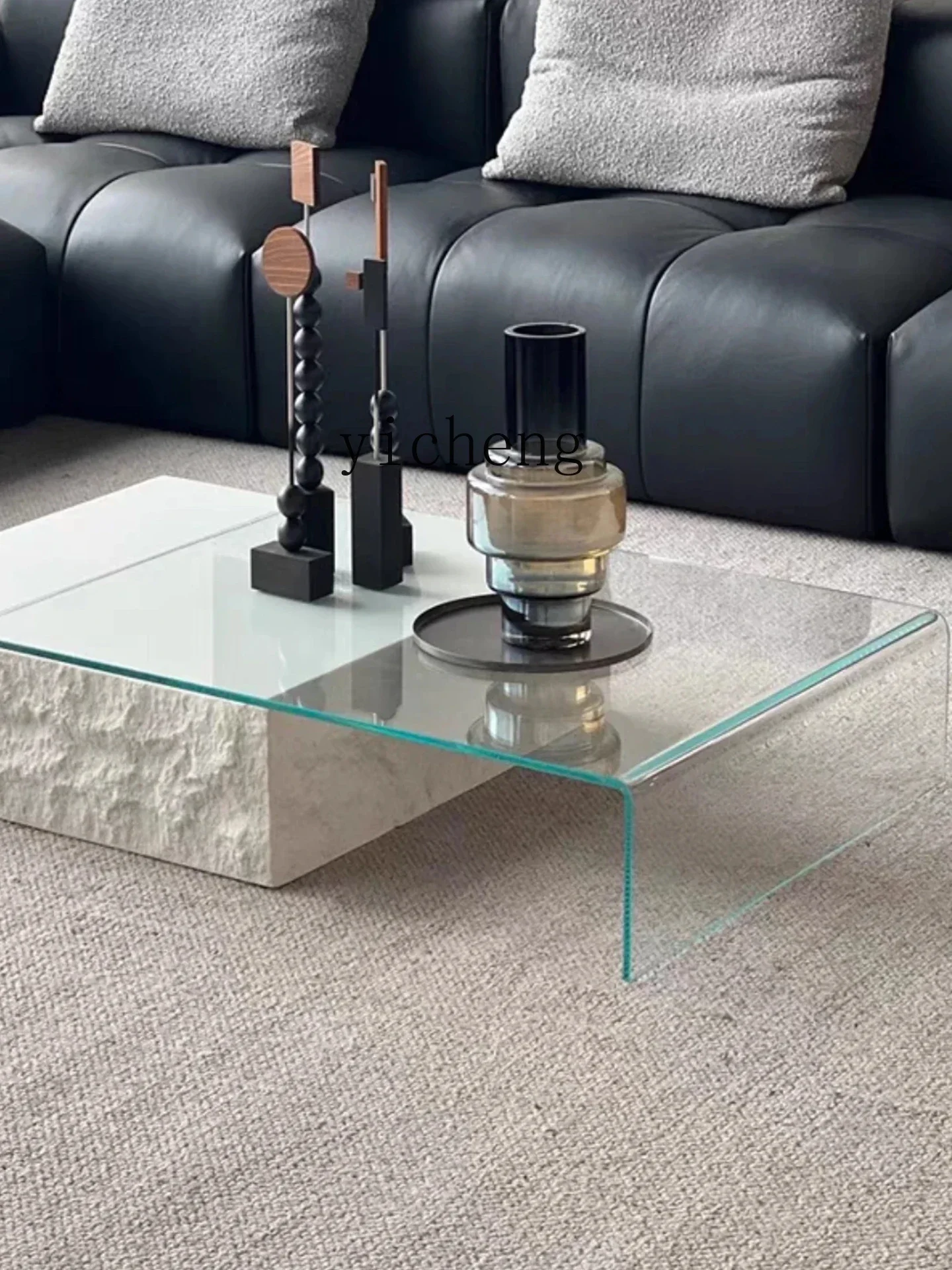 Coffee Table Italian Minimalist Extendable Modern Simple High-end Feel Table Living Room Glass
Coffee Table Italian Minimalist Extendable Modern Simple High-end Feel Table Living Room Glass