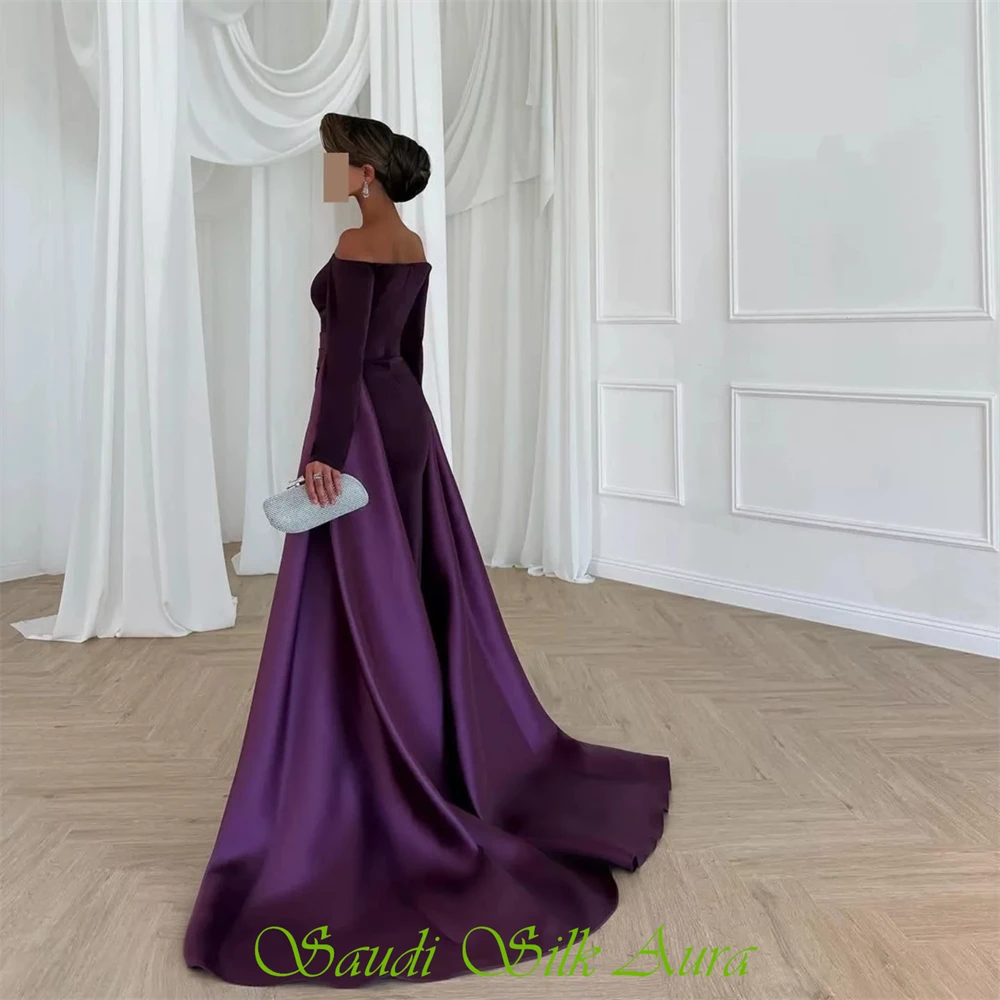 CustomizedCustomized Elegant Purple Jersey Party Dress Modern Boat Neck Off the Shoulder Long Sleeves Party Dress Fashion Celebr
CustomizedCustomized Elegant Purple Jersey Party Dress Modern Boat Neck Off the Shoulder Long Sleeves Party Dress Fashion Celebr