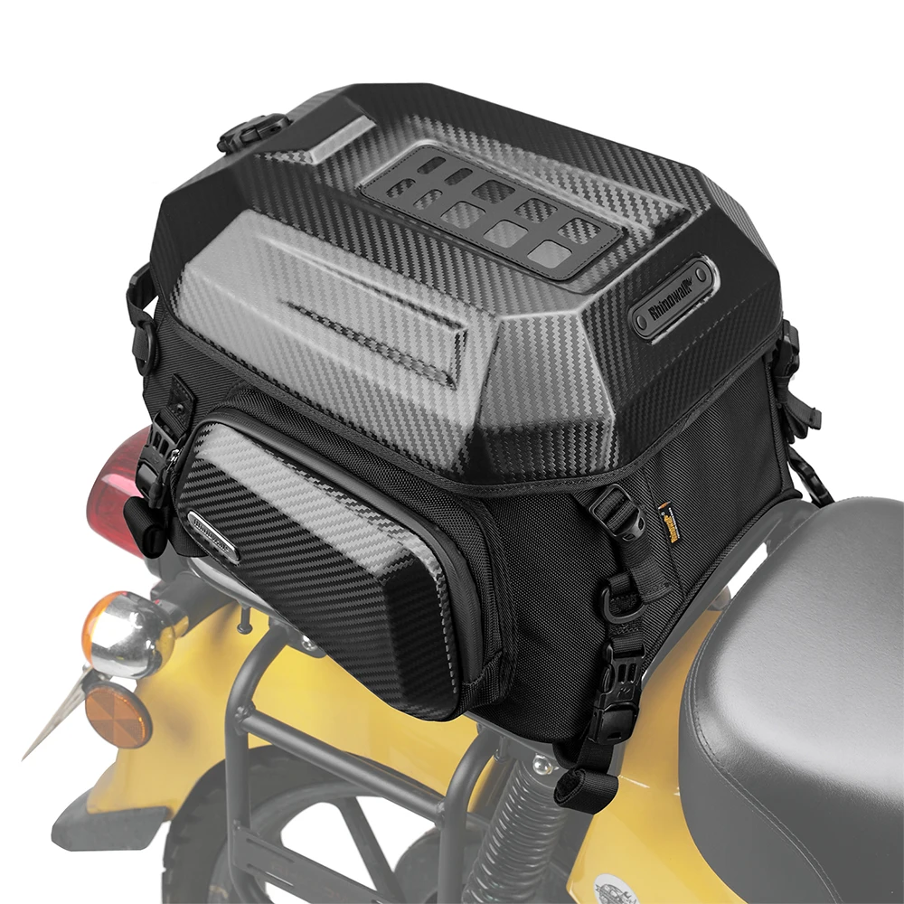 Rhinowalk 35 Liter Expandable Motorcycle Tail Bag PU Hard Shell Waterproof Rear Seat Luggage for Motorbike Travel & Adventure
Rhinowalk 35 Liter Expandable Motorcycle Tail Bag PU Hard Shell Waterproof Rear Seat Luggage for Motorbike Travel & Adventure