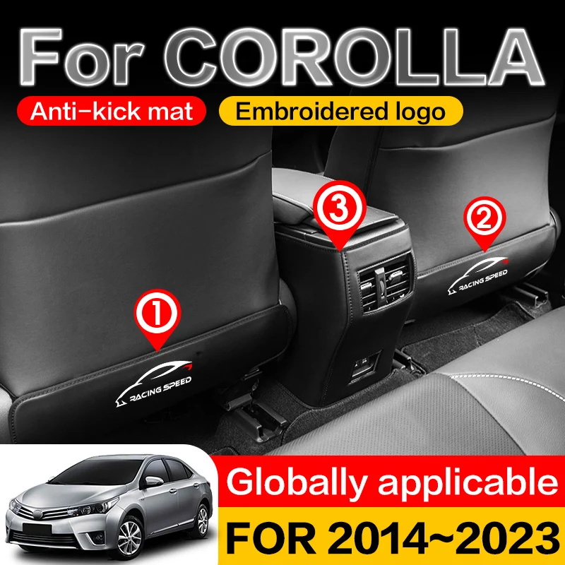 For TOYOTA COROLLA Anti-dirty pad Seat protection E210Carbon Fiber Rear Accessories Accessory Car interior Seat anti kick pad
For TOYOTA COROLLA Anti-dirty pad Seat protection E210Carbon Fiber Rear Accessories Accessory Car interior Seat anti kick pad