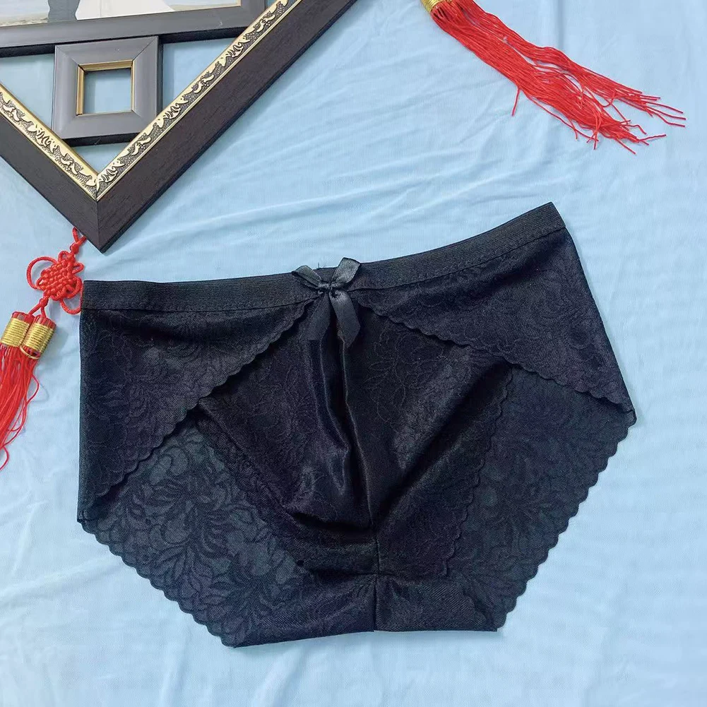 All Seasons Breathable Underwear Transparent Black Breathable Lace Briefs All Seasons Comfort Fit Elastic Waistband
All Seasons Breathable Underwear Transparent Black Breathable Lace Briefs All Seasons Comfort Fit Elastic Waistband