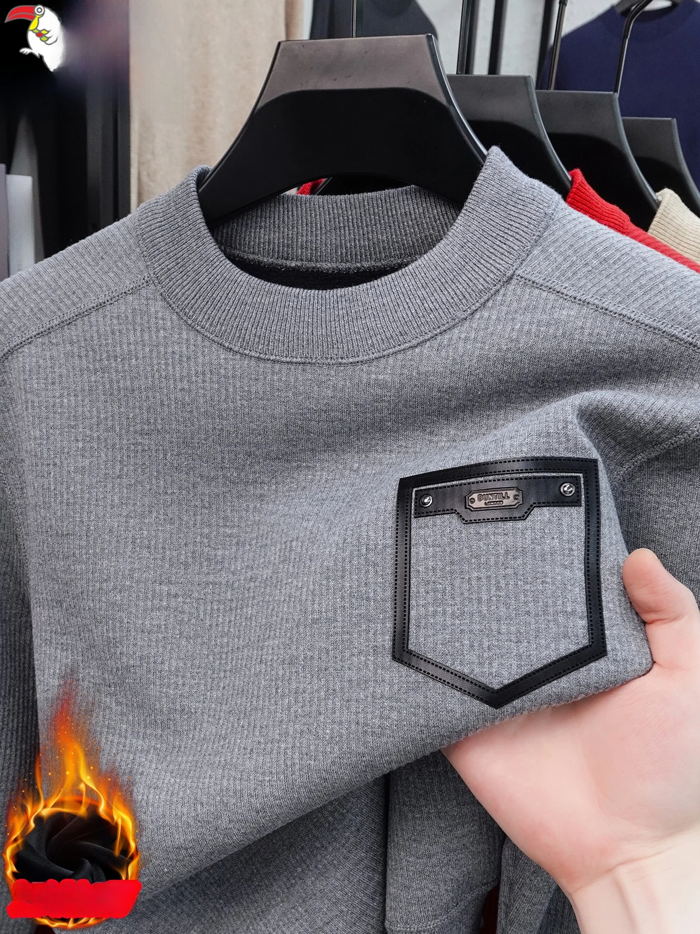 Утепленный мужской вязаный свитер с круглым вырезом, шерстяное худи, модный городской стиль, зимняя базовая кофта TUCANO
Утепленный мужской вязаный свитер с круглым вырезом, шерстяное худи, модный городской стиль, зимняя базовая кофта TUCANO