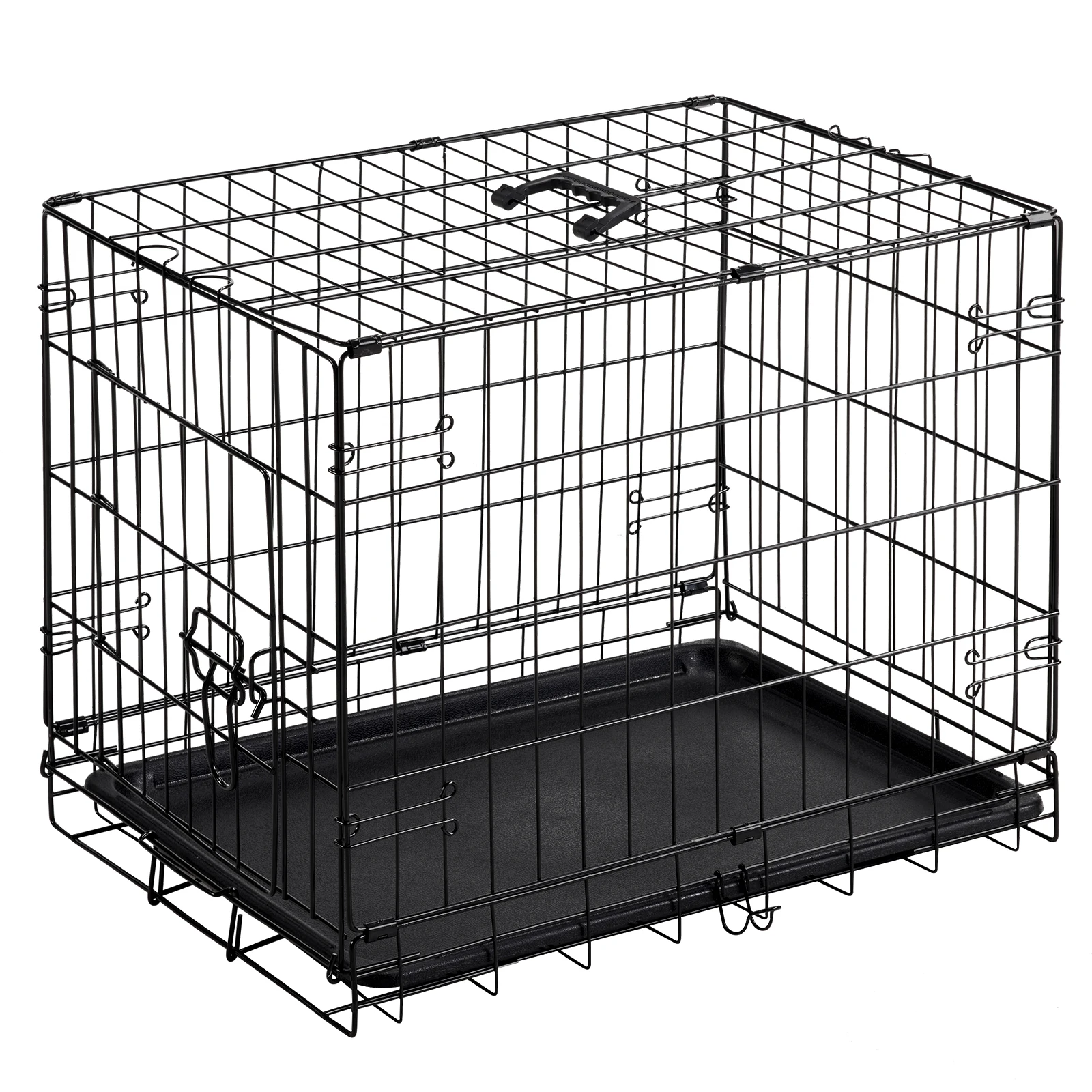 24 inch Single door Dog Cage - durable metal pet kennel, secure lock, collapsible design, removable tray for easy cleaning, portable puppy cage
24 inch Single door Dog Cage - durable metal pet kennel, secure lock, collapsible design, removable tray for easy cleaning, portable puppy cage