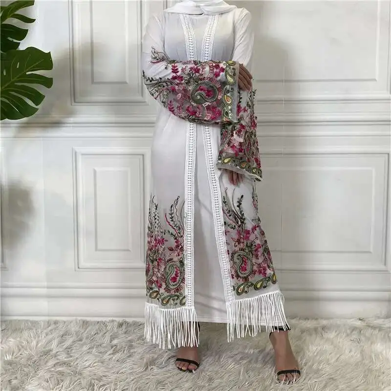 Fashion Women's Cardigan Embroidered Gauze Gown Dress 1904 2025 Muslim Long Dress Robe Abaya Ramadan Dubai Luxury Islam Elegant
Fashion Women's Cardigan Embroidered Gauze Gown Dress 1904 2025 Muslim Long Dress Robe Abaya Ramadan Dubai Luxury Islam Elegant