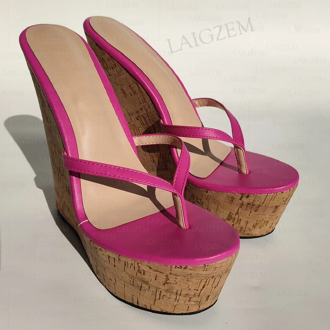 BERZIMER Women Sandals Platform Wedges 17CM High Heels Flip Flop Faux Leather Party Ladies Shoes Woman Plus Size 38 41 43 45 48
BERZIMER Women Sandals Platform Wedges 17CM High Heels Flip Flop Faux Leather Party Ladies Shoes Woman Plus Size 38 41 43 45 48