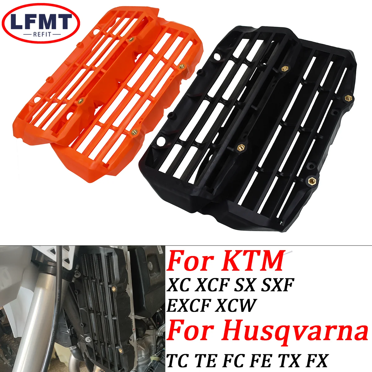 For KTM EXC XCF XC SXF TPI Six Days 125 250 300 350 400 450 500 Radiator Grille Guard Grill Cover Protector Plastics 2016-2020
For KTM EXC XCF XC SXF TPI Six Days 125 250 300 350 400 450 500 Radiator Grille Guard Grill Cover Protector Plastics 2016-2020