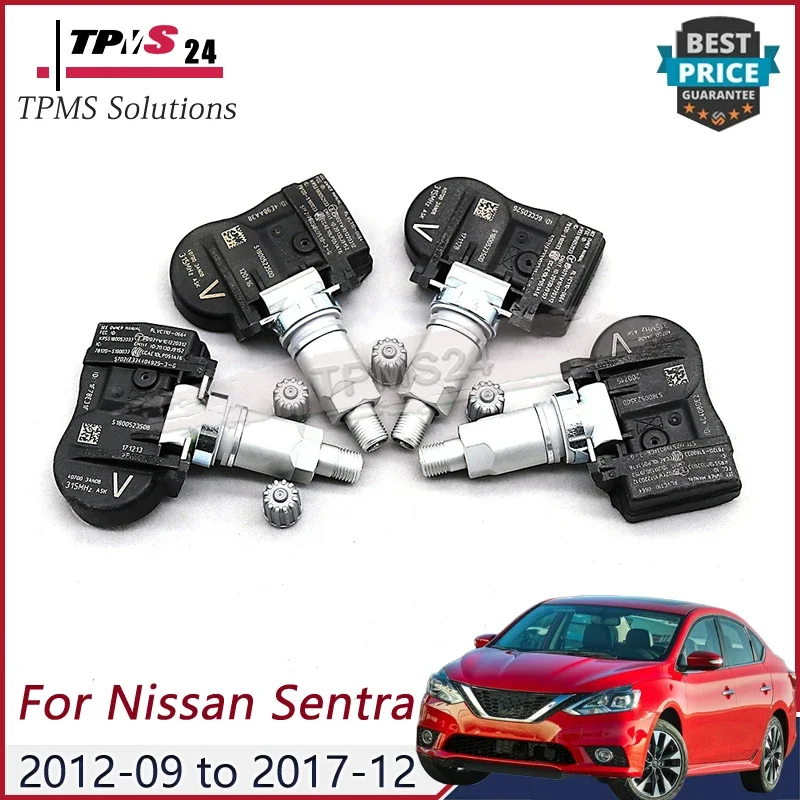 4PCS Tire Pressure Sensor 40700-3AN0B For 2012-2017 Nissan Sentra 315MHz TPMS Tire Pressure Monitoring System
4PCS Tire Pressure Sensor 40700-3AN0B For 2012-2017 Nissan Sentra 315MHz TPMS Tire Pressure Monitoring System