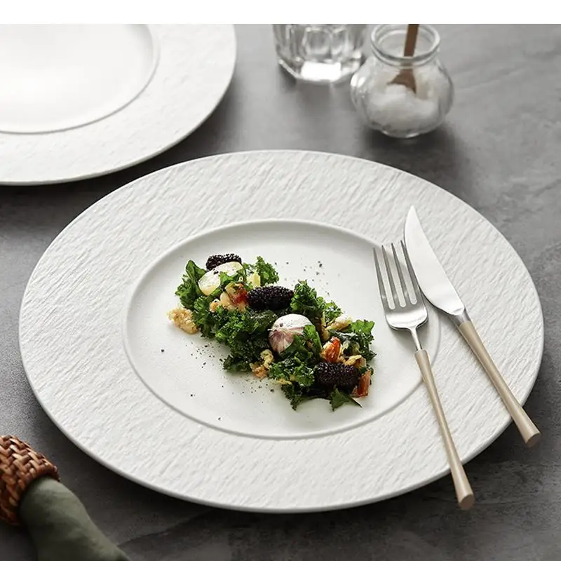 Round Solid Color Tableware Ceramic Steak Sushi Plate Cooking Dishes Home Kitchen Dinner Serving Tray Snack Dessert
Round Solid Color Tableware Ceramic Steak Sushi Plate Cooking Dishes Home Kitchen Dinner Serving Tray Snack Dessert