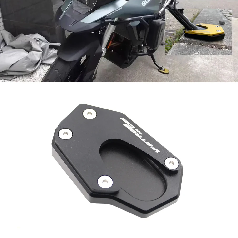 For Suzuki V-STROM 800 DE RE VStrom 800DE 800RE Motorcycle CNC Foot Side Stand Enlarger Support Plate Kickstand Extension Pad 
For Suzuki V-STROM 800 DE RE VStrom 800DE 800RE Motorcycle CNC Foot Side Stand Enlarger Support Plate Kickstand Extension Pad