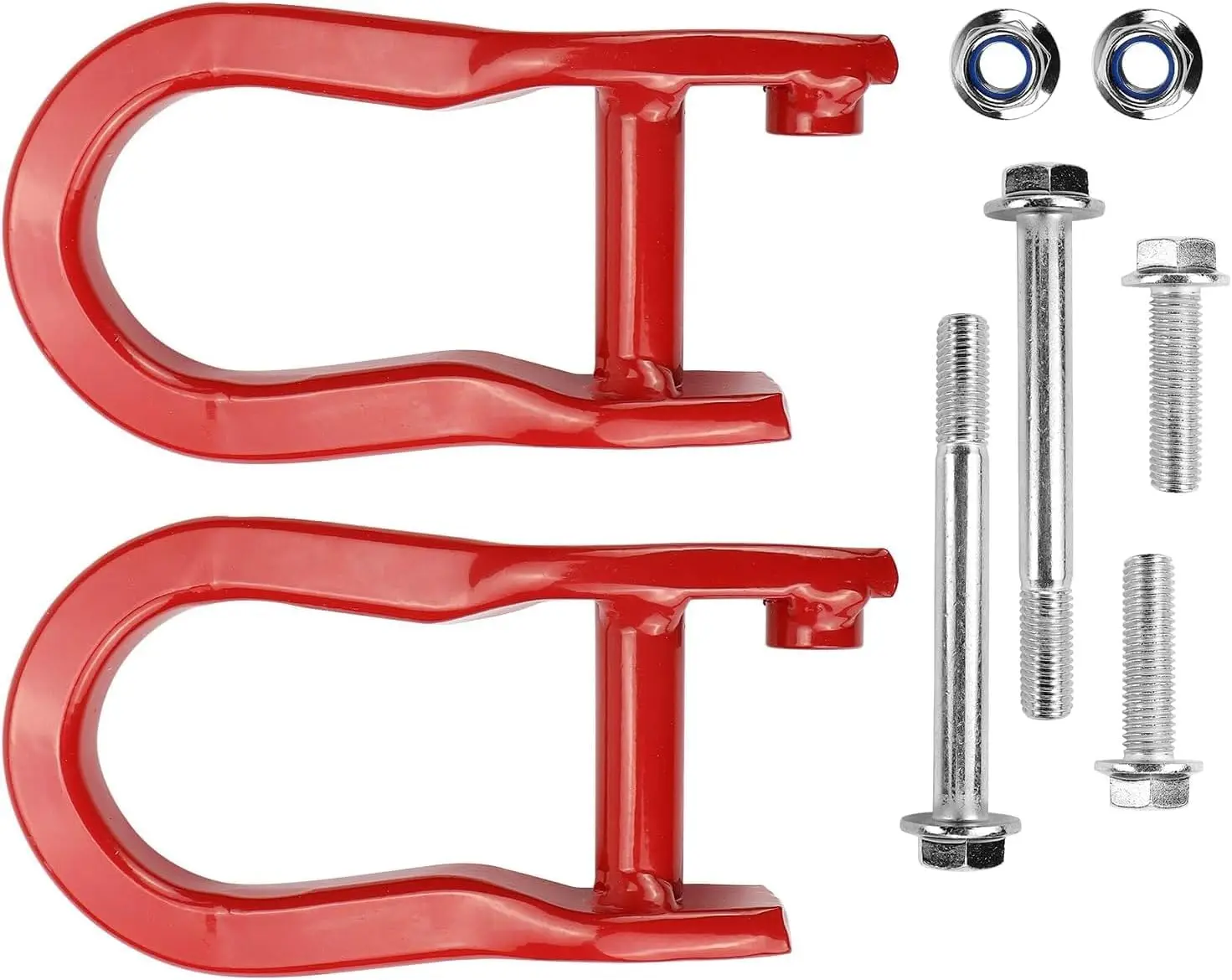 Red Front Tow Hooks Ring for Chevy Silverado GMC Sierra 1500, Lower Bumper Trailer Ring, 2Pcs Replacement
Red Front Tow Hooks Ring for Chevy Silverado GMC Sierra 1500, Lower Bumper Trailer Ring, 2Pcs Replacement
