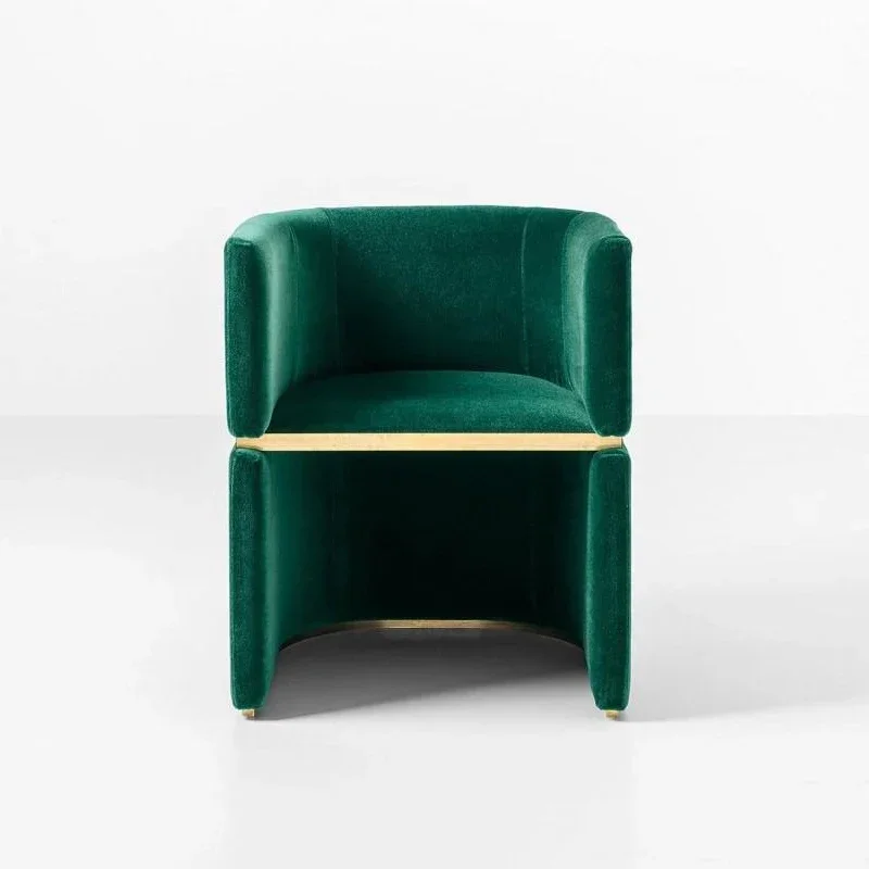 Nordic Simple Small Apartment Leisure Coffee Shop Single Sofa Light Luxury Dark Green Velvet Armchair
Nordic Simple Small Apartment Leisure Coffee Shop Single Sofa Light Luxury Dark Green Velvet Armchair