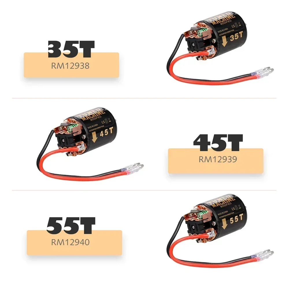 RC 540 35T 45T 55T Brushed Motor for RC Car Rock Crawler Axial SCX10 Model
RC 540 35T 45T 55T Brushed Motor for RC Car Rock Crawler Axial SCX10 Model