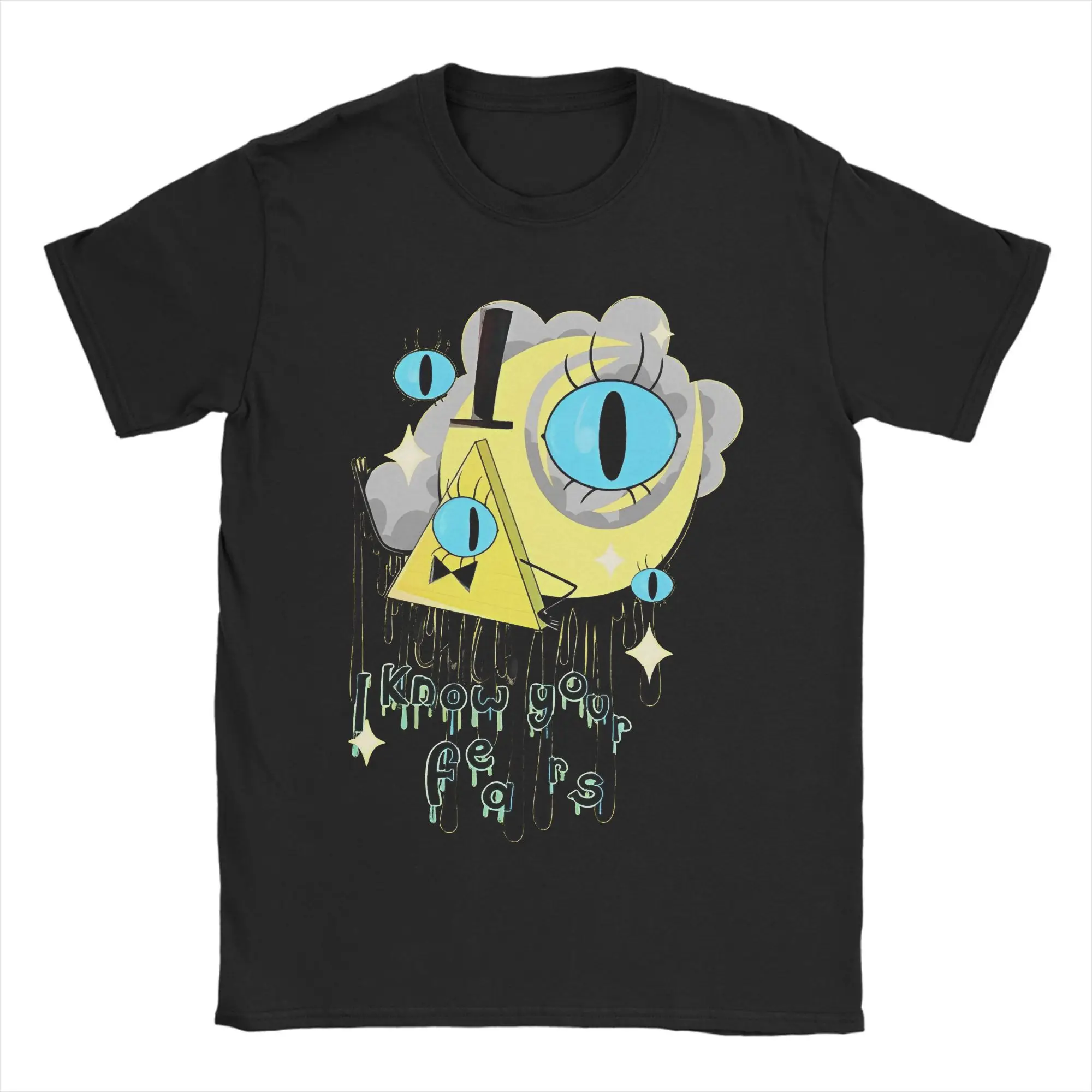 Gravity Falls I Know Your Fears Bill Ciphers Men T Shirts Tee Shirt Short Sleeve O Neck T-Shirt Pure Cotton Classic Clothes
Gravity Falls I Know Your Fears Bill Ciphers Men T Shirts Tee Shirt Short Sleeve O Neck T-Shirt Pure Cotton Classic Clothes