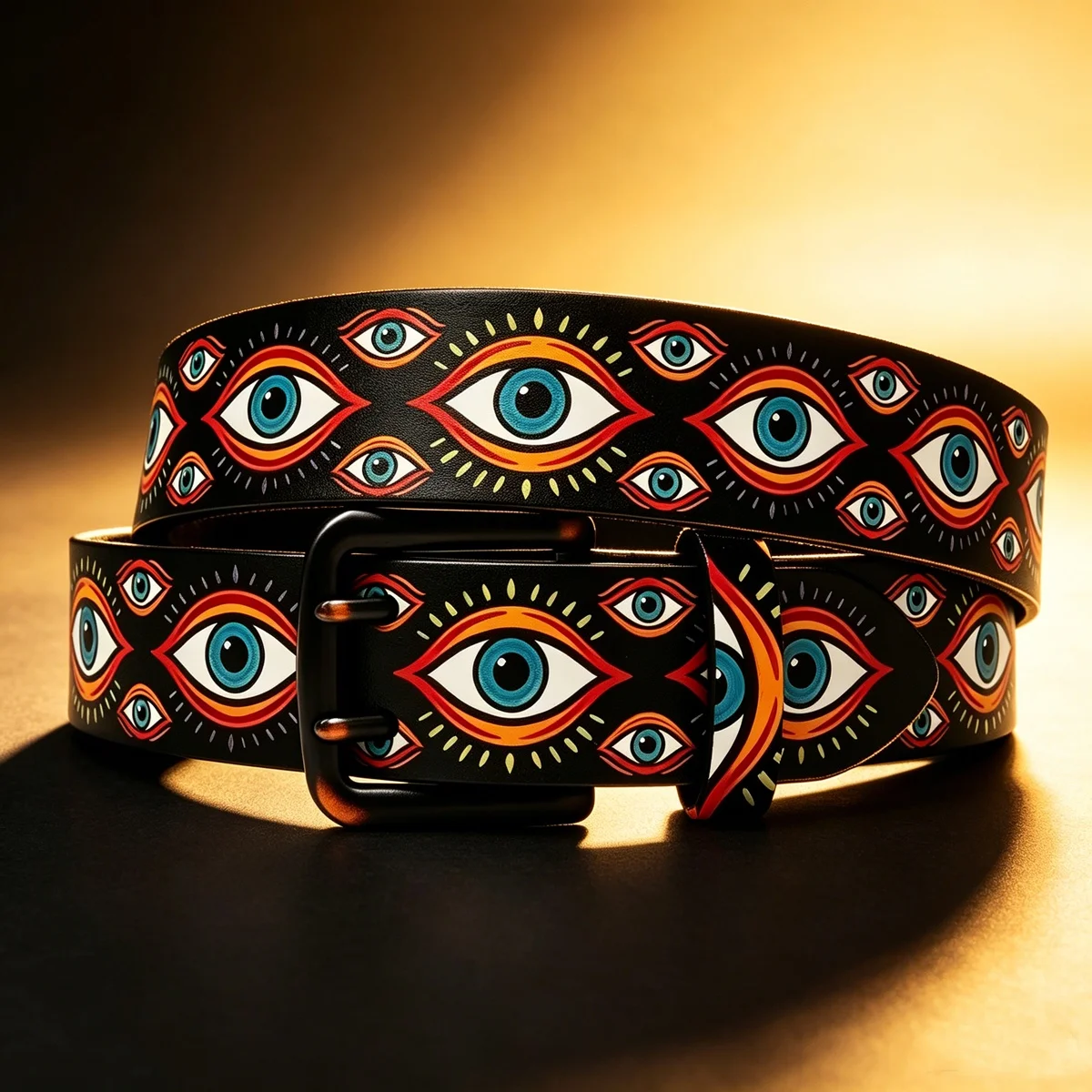 Devil's Eye Print Waist Belt Adjustable Pin Buckle Unisex Fashion Accessory for Men Women Daily Casual Decorative Waist Belt
Devil's Eye Print Waist Belt Adjustable Pin Buckle Unisex Fashion Accessory for Men Women Daily Casual Decorative Waist Belt