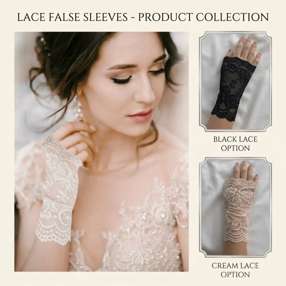 Embroidered Lace Detachable Fake Sleeves Hollow Out Elastic Lace Fake Sleeves Cuff Sun Protection Mesh Wrist Cuffs
Embroidered Lace Detachable Fake Sleeves Hollow Out Elastic Lace Fake Sleeves Cuff Sun Protection Mesh Wrist Cuffs