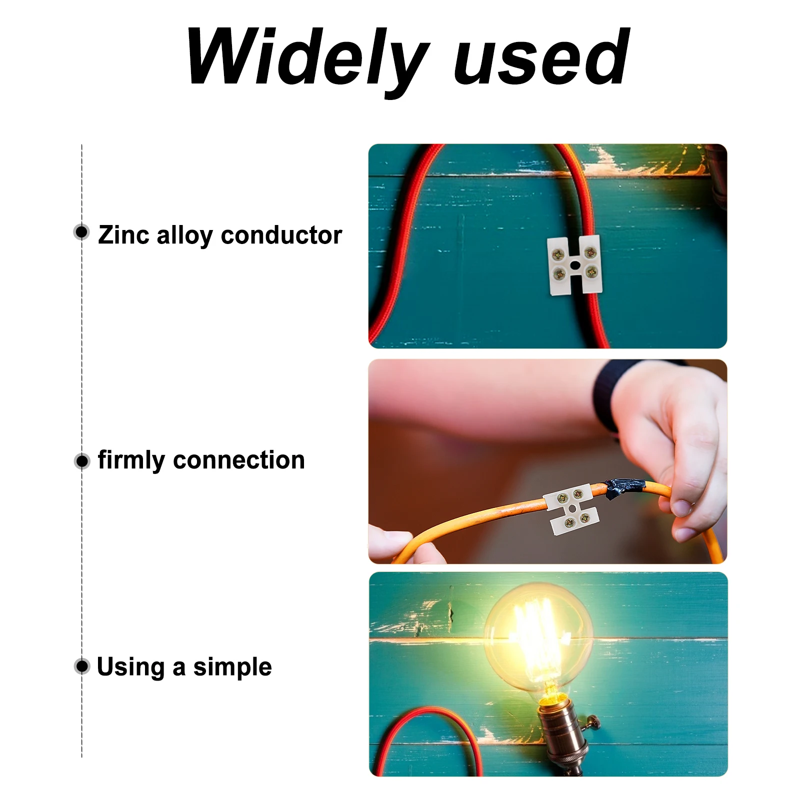 30pcs 10A 2 Position Screw Wire Connector Zinc Alloy Conductor Flame Retardant Terminal Block High Temperature Resistance
30pcs 10A 2 Position Screw Wire Connector Zinc Alloy Conductor Flame Retardant Terminal Block High Temperature Resistance