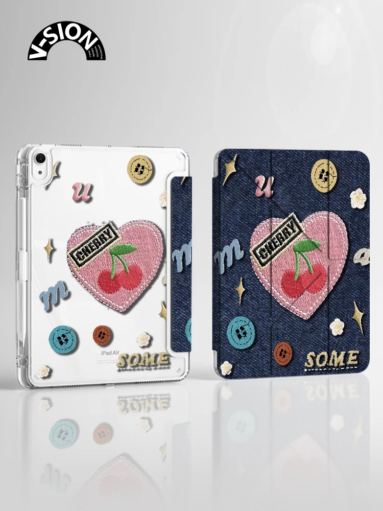 V-SION Love Cherry подходит для ipadair52024 Pro 11-дюймовый защитный чехол mini6 Apple Tablet 10, легкий вес
V-SION Love Cherry подходит для ipadair52024 Pro 11-дюймовый защитный чехол mini6 Apple Tablet 10, легкий вес