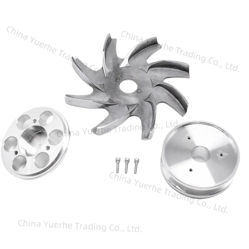 A73X-Car Billet Aluminum Alternator Fan Pulley For Chevy Small Block 327 350 383 400 383 396 427 Generator Pulley + Impeller 
A73X-Car Billet Aluminum Alternator Fan Pulley For Chevy Small Block 327 350 383 400 383 396 427 Generator Pulley + Impeller