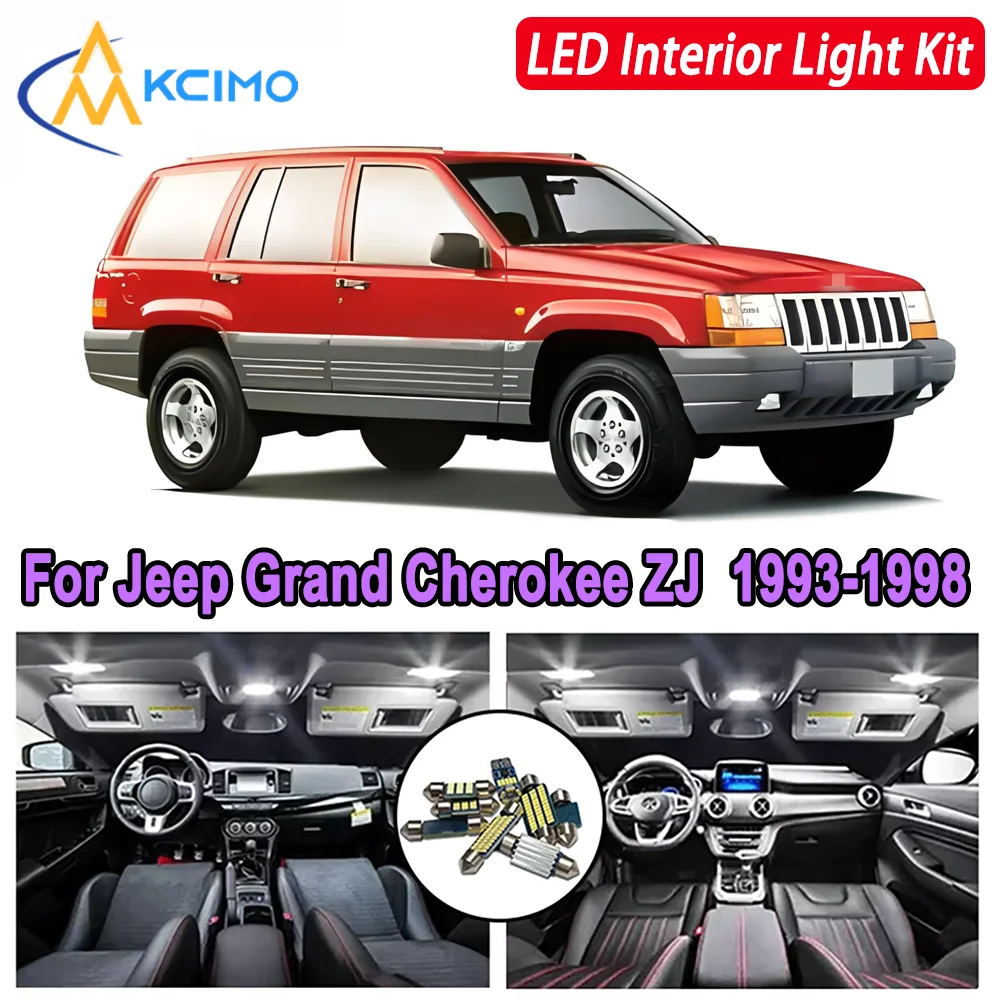 For Jeep Grand Cherokee ZJ (1993-1998) Premium Bright LED Interior Dome Map Trunk Light Kit Car Led Lamps Canbus Car LED Lights
For Jeep Grand Cherokee ZJ (1993-1998) Premium Bright LED Interior Dome Map Trunk Light Kit Car Led Lamps Canbus Car LED Lights