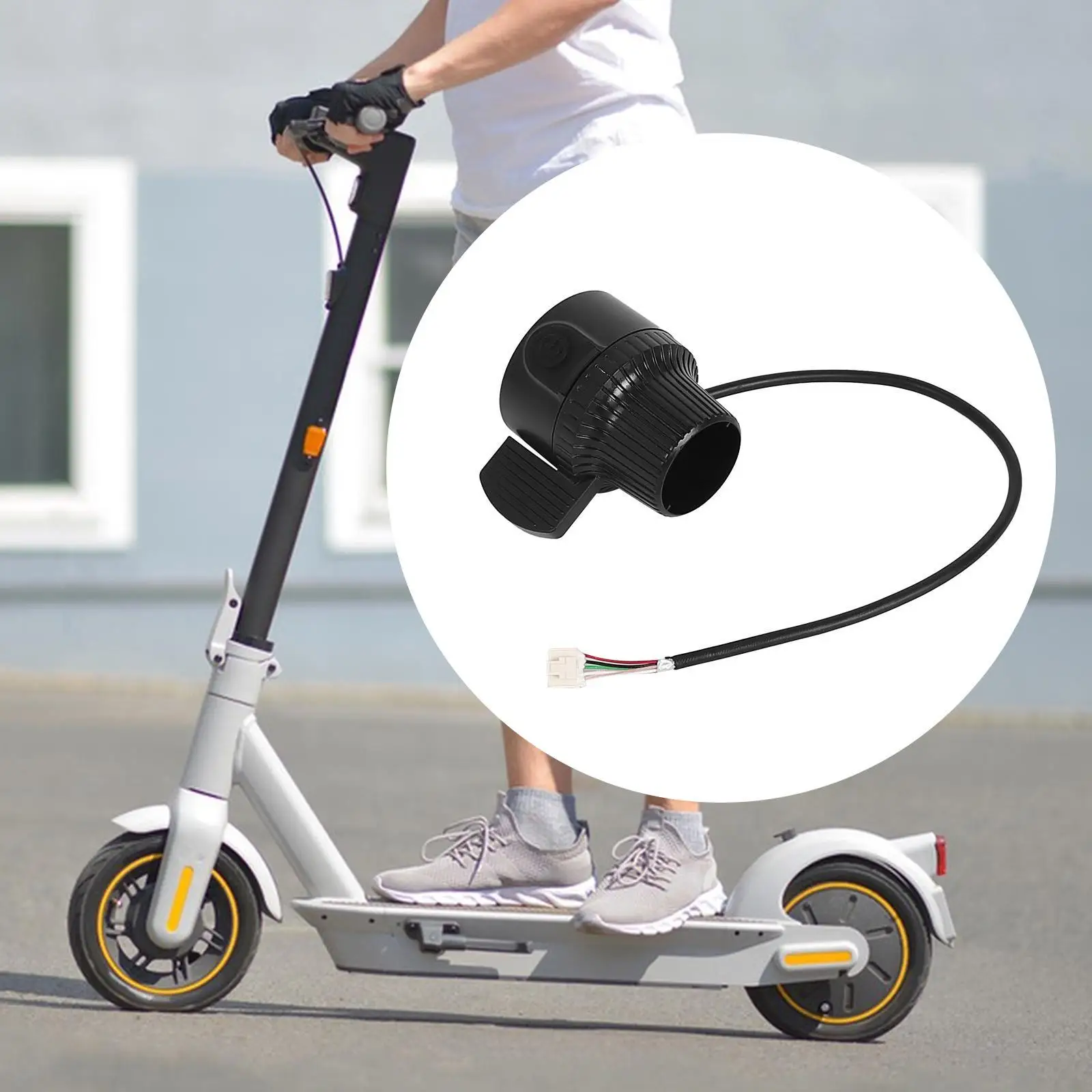 Compact Thumb Throttle Accelerator Plastic PP Material 30cm Cable for G2 G3 G4 Electric Scooter Parts
Compact Thumb Throttle Accelerator Plastic PP Material 30cm Cable for G2 G3 G4 Electric Scooter Parts