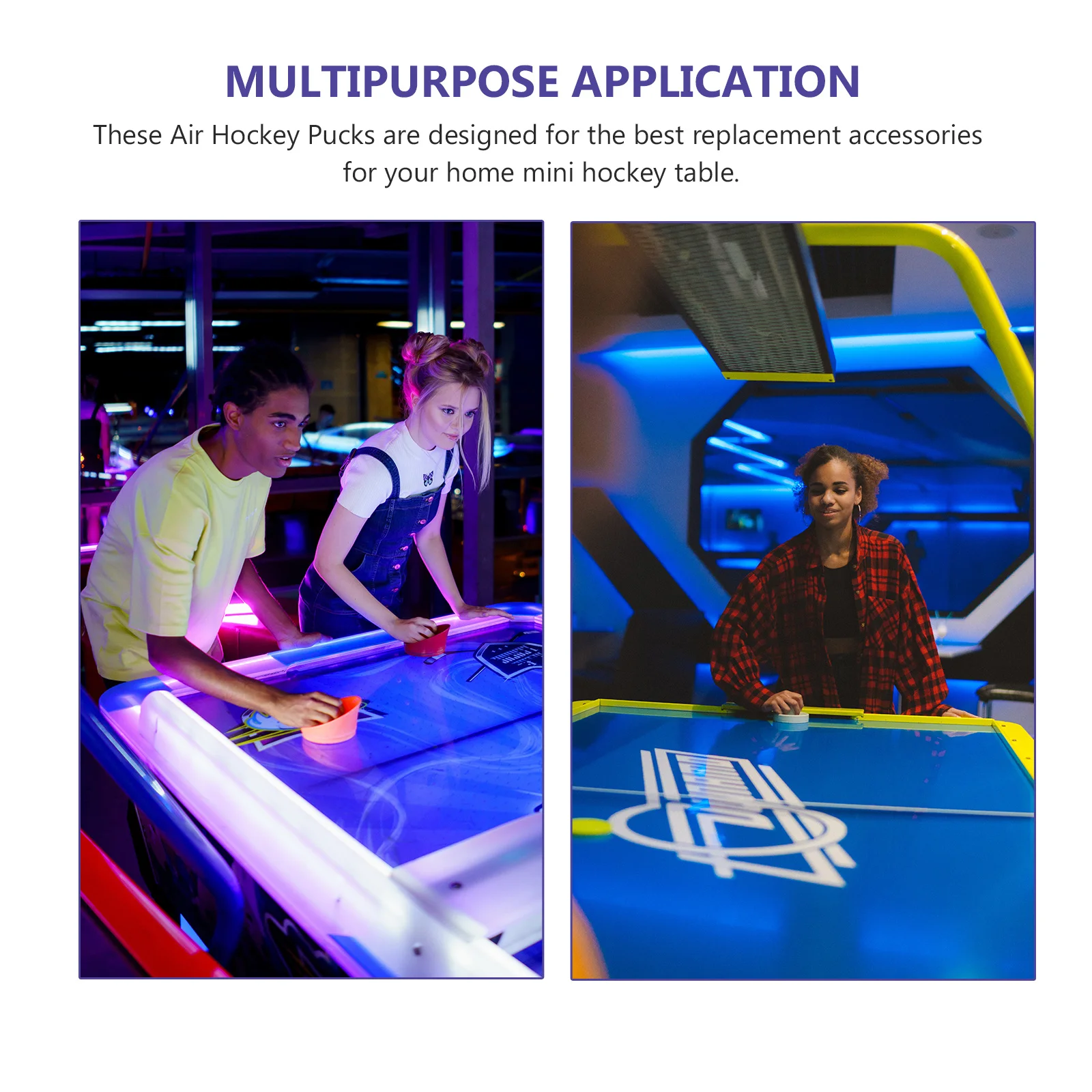 Набор пластиковых шайб для настольного аэрохоккея, замена для игрового стола, для быстрой игры, семейного досуга, игры в помещении
Набор пластиковых шайб для настольного аэрохоккея, замена для игрового стола, для быстрой игры, семейного досуга, игры в помещении