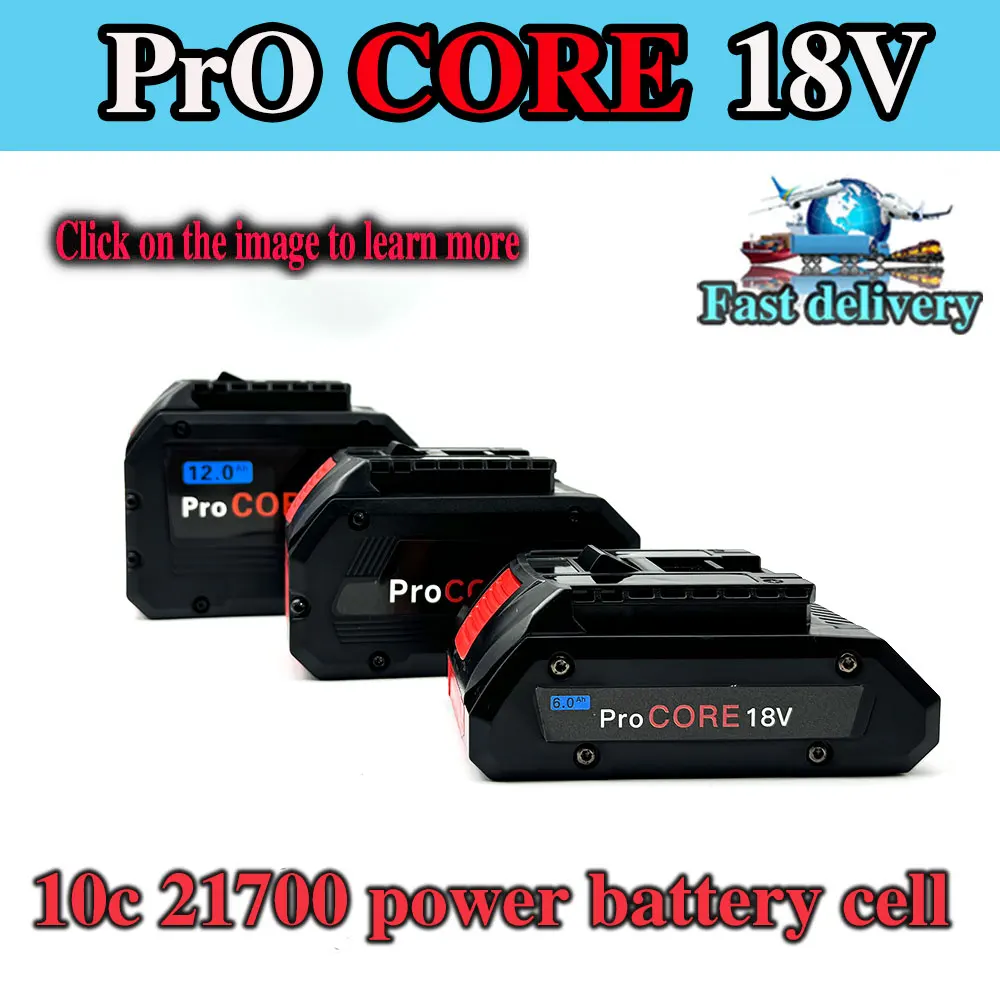 2024 New 18V 4.0Ah, 18.0Ah Lithium-ion Battery Pack GBA18V80, Suitable for Bosch 18V MAX Cordless Power Tool Drills, Etc
2024 New 18V 4.0Ah, 18.0Ah Lithium-ion Battery Pack GBA18V80, Suitable for Bosch 18V MAX Cordless Power Tool Drills, Etc