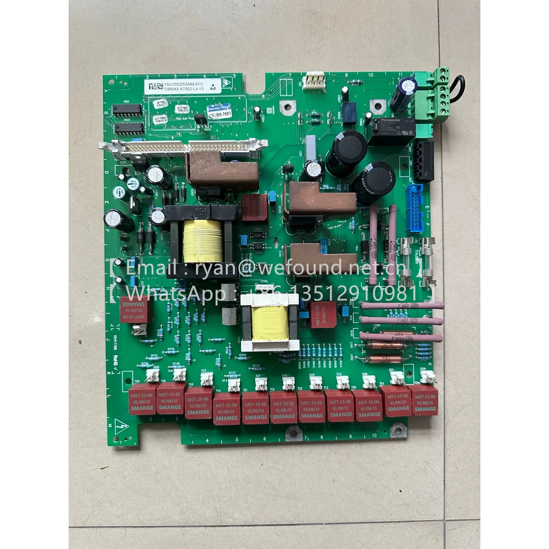 C98043-A7002-L4-12 C98043-A7002-L4-12/13 6RA70 series power drive board
C98043-A7002-L4-12 C98043-A7002-L4-12/13 6RA70 series power drive board