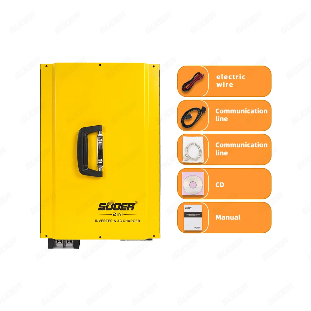 China Super Hybrid Solar Inverter 4KW 5KW Pure Sine Wave Off-Grid Single Phase Hybrid Solar Energy Inverter
China Super Hybrid Solar Inverter 4KW 5KW Pure Sine Wave Off-Grid Single Phase Hybrid Solar Energy Inverter