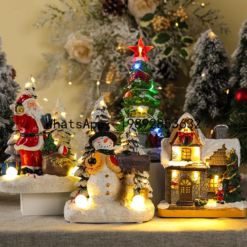 XL Christmas Decoration Resin Santa Claus House Christmas Tree Arrangement Ornament
XL Christmas Decoration Resin Santa Claus House Christmas Tree Arrangement Ornament