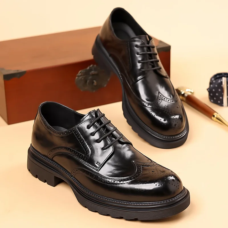 Men Shoes Wedding Shoes British Shoes Men's Leather Business Dress
Men Shoes Wedding Shoes British Shoes Men's Leather Business Dress