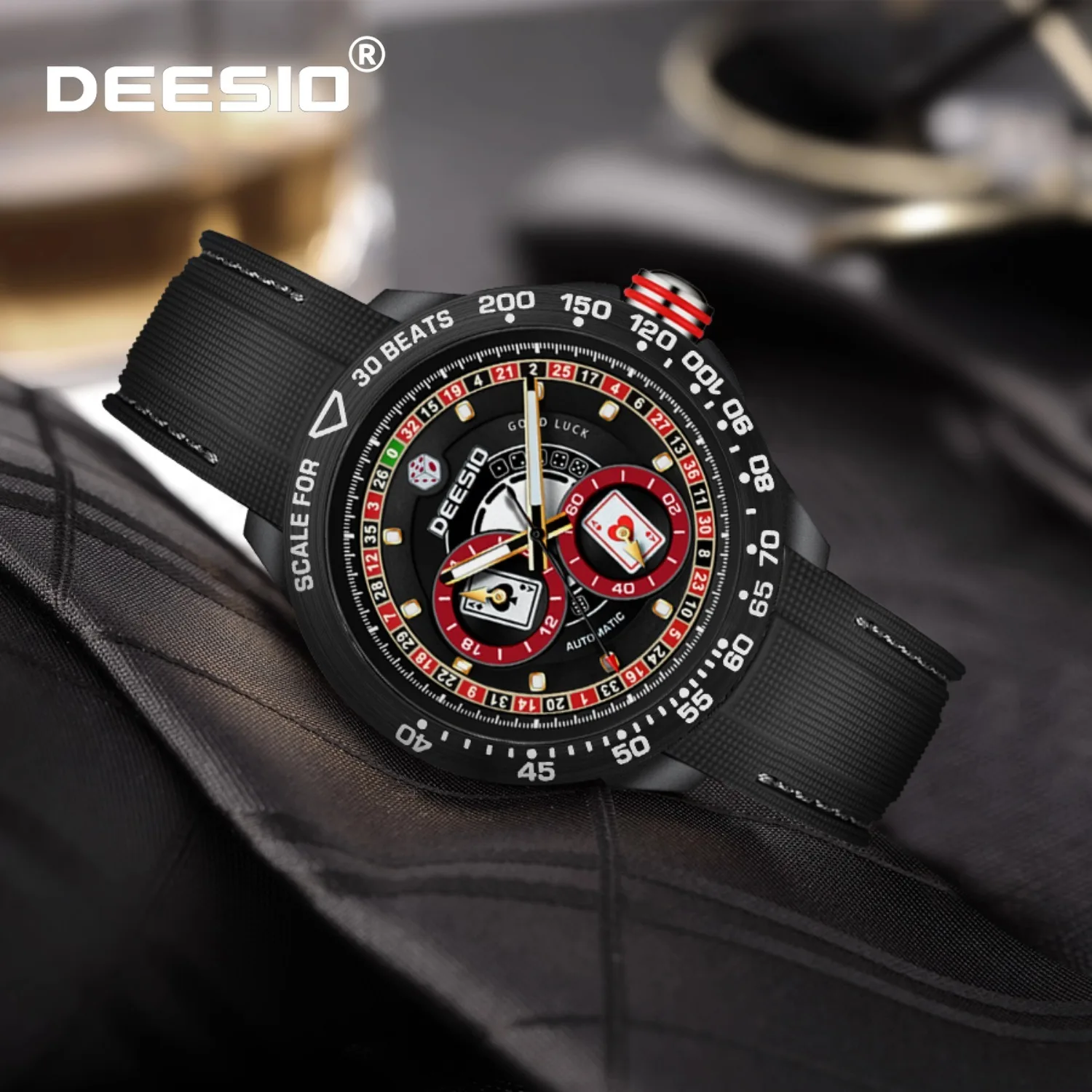 Deesio Fashion Automatic Mechanical Watch for Men Carbon Fiber Case Casual Sports Watches Waterproof Luminous Display Mens Gift
Deesio Fashion Automatic Mechanical Watch for Men Carbon Fiber Case Casual Sports Watches Waterproof Luminous Display Mens Gift