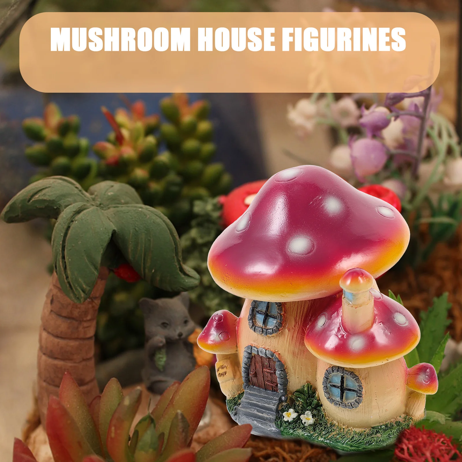 Lightweight Mushroom Decor Small Colorful Resin Cartoon Miniature Ornament for Garden Home Desktop Landscape Decoration
Lightweight Mushroom Decor Small Colorful Resin Cartoon Miniature Ornament for Garden Home Desktop Landscape Decoration