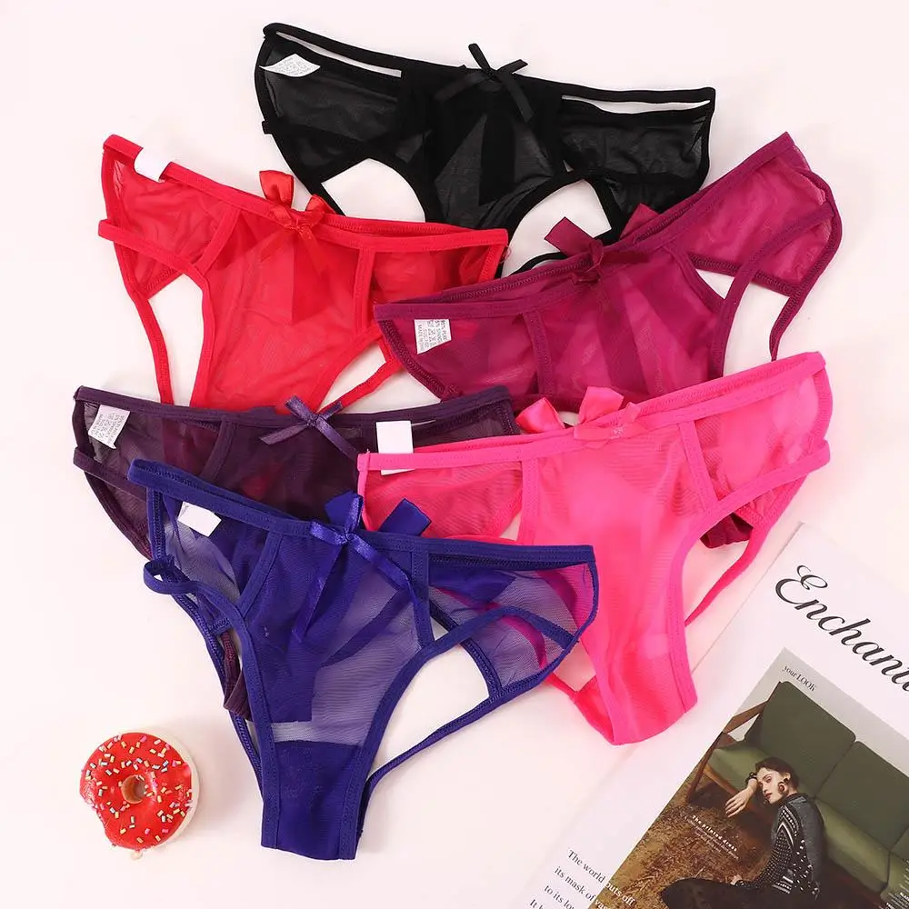Seamless Low Waist Bow Women Lace Nylon Hollow Out Lace Underwear Briefs Thongs Lingerie
Seamless Low Waist Bow Women Lace Nylon Hollow Out Lace Underwear Briefs Thongs Lingerie