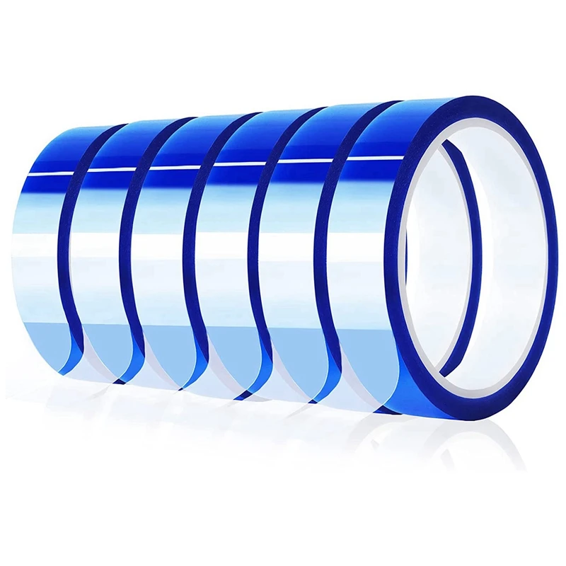 HOT! 12 Rolls 20Mm X33M Blue Heat Tape High Temperature Heat Resistant Tape Heat Transfer Tape For Heat Sublimation Press
HOT! 12 Rolls 20Mm X33M Blue Heat Tape High Temperature Heat Resistant Tape Heat Transfer Tape For Heat Sublimation Press