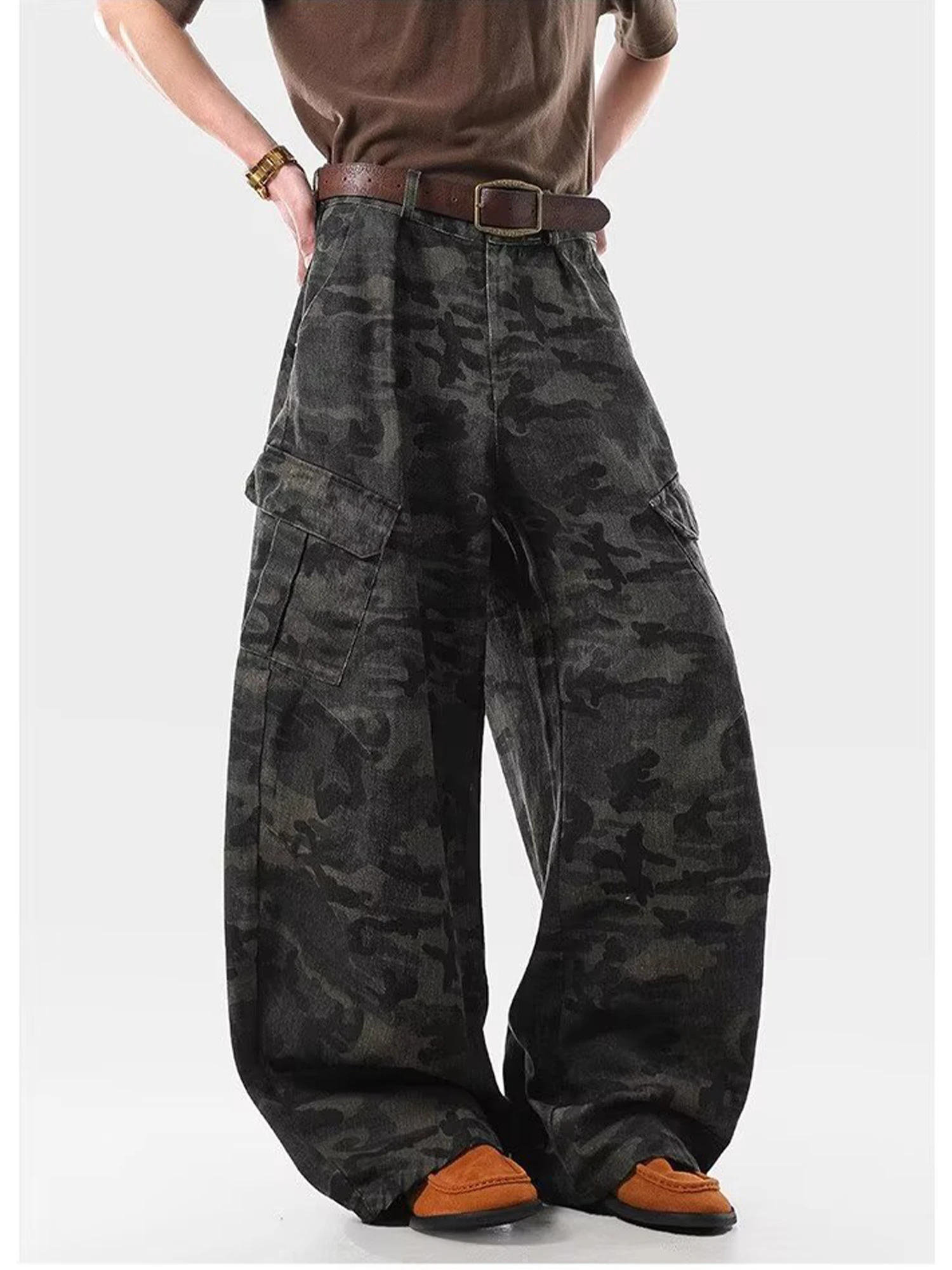 Women's Y2k Camouflage Cargo Jeans Harajuku Baggy Denim Trousers Vintage Boyfriend Jeans Long Pants Japanese 2000s Style Clothes
Women's Y2k Camouflage Cargo Jeans Harajuku Baggy Denim Trousers Vintage Boyfriend Jeans Long Pants Japanese 2000s Style Clothes