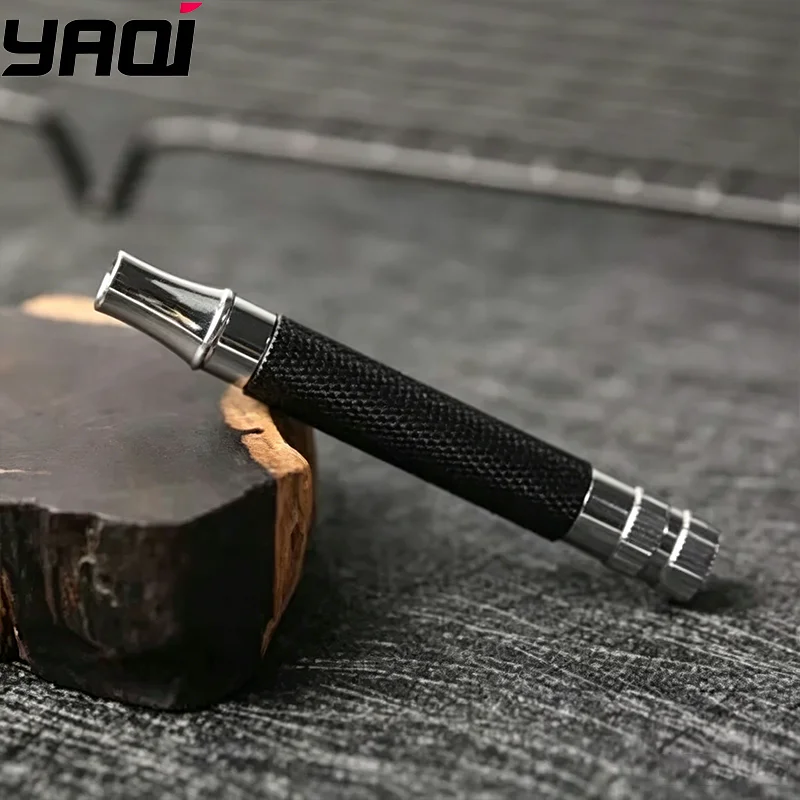 2026 Flash Sale!YAQI Black and Chrome Color Brass Safety Razor Handle for Mens - about 58.5g
2026 Flash Sale!YAQI Black and Chrome Color Brass Safety Razor Handle for Mens - about 58.5g