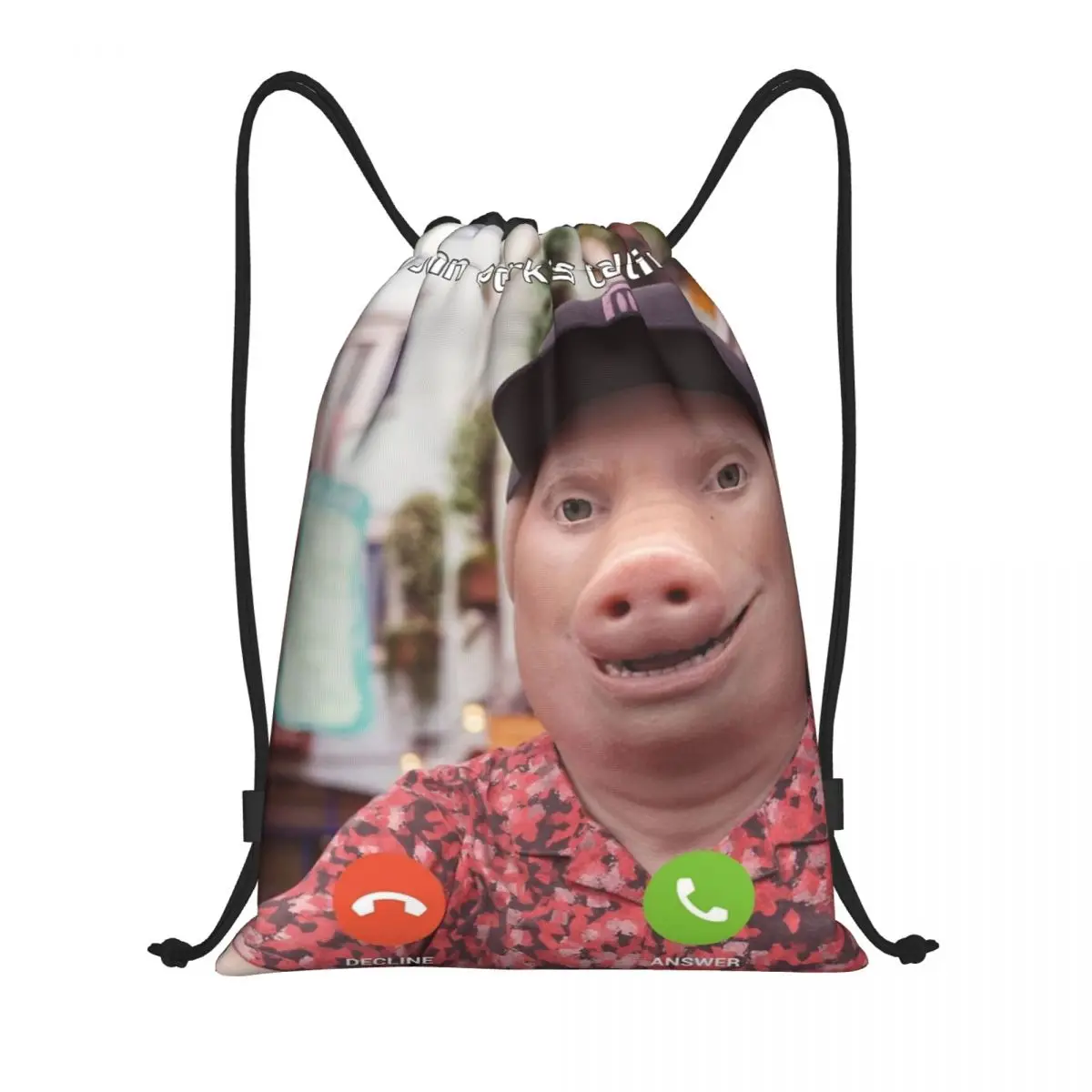 John Pork Is Calling Funny Meme Bag Drawstring Backpack Sports Gym Sackpack String Bag for Yoga
John Pork Is Calling Funny Meme Bag Drawstring Backpack Sports Gym Sackpack String Bag for Yoga