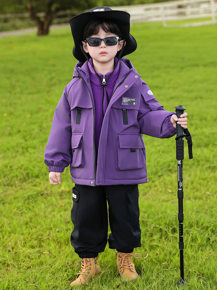 Thiened Tee-in-One Detachable Boys Jaet Cotton Insert Large Children's Boy Coat Warmth Youth Faion Long Sve Zipper...
Thiened Tee-in-One Detachable Boys Jaet Cotton Insert Large Children's Boy Coat Warmth Youth Faion Long Sve Zipper...