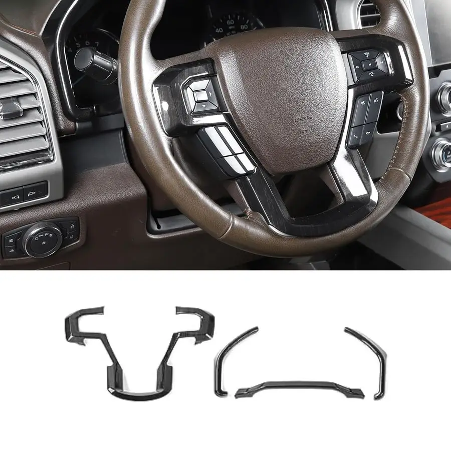 Накладка на центральную панель рулевого колеса с накладкой на приборную панель, совместимая с Ford F150 2015-2020, 4 шт., АБС-пластик, черное дерево
Накладка на центральную панель рулевого колеса с накладкой на приборную панель, совместимая с Ford F150 2015-2020, 4 шт., АБС-пластик, черное дерево