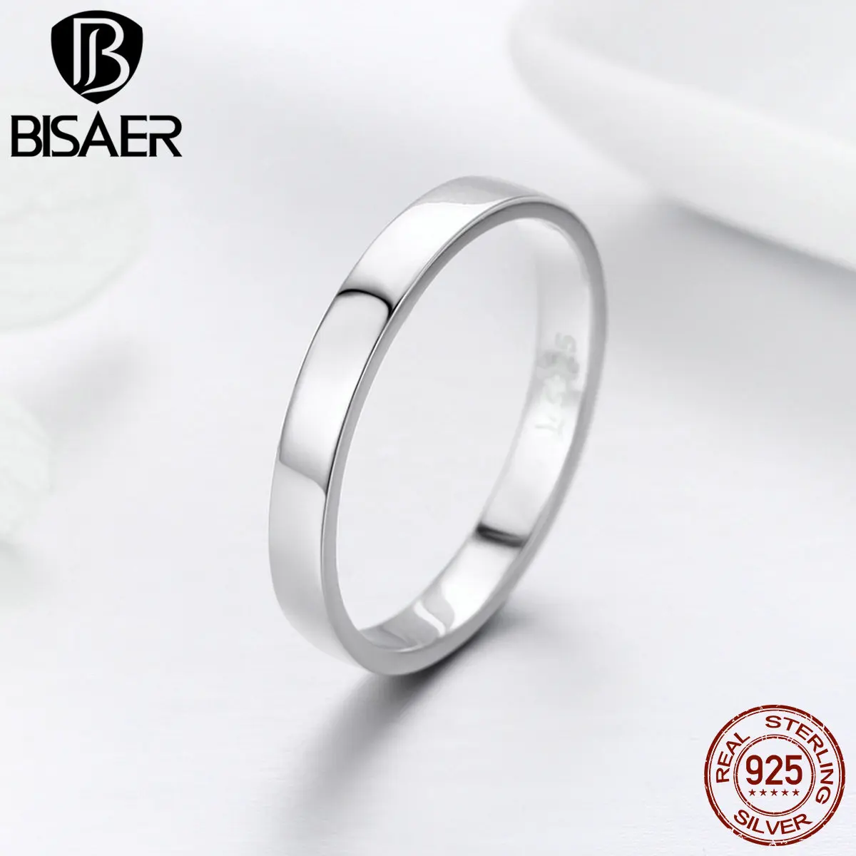 Женское кольцо для помолвки BISAER, кольцо из 100% стерлингового серебра 925 пробы с сердечком, ECR343
Женское кольцо для помолвки BISAER, кольцо из 100% стерлингового серебра 925 пробы с сердечком, ECR343