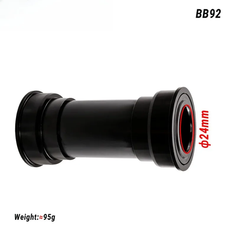 Bottom Bracket Adaptor Conversion Kit, 24mm Crankset Spindle for BB92 & 68mm MTB Road Bike Frame
Bottom Bracket Adaptor Conversion Kit, 24mm Crankset Spindle for BB92 & 68mm MTB Road Bike Frame