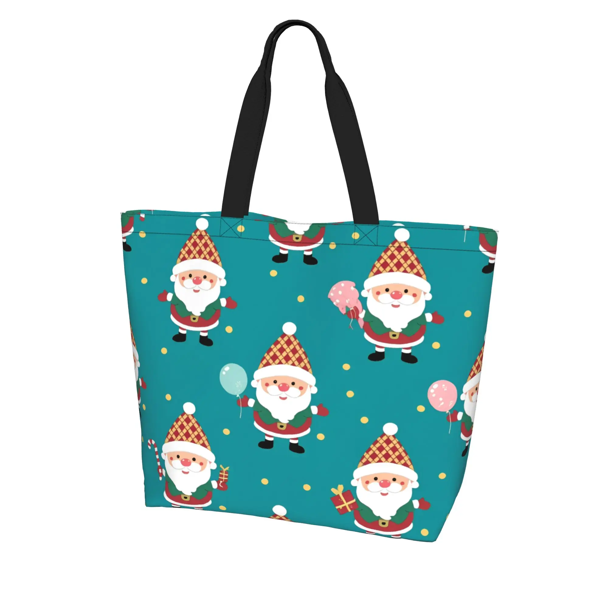 Santa Claus Balloons Pattern Large Tote Bag for Women
Santa Claus Balloons Pattern Large Tote Bag for Women
