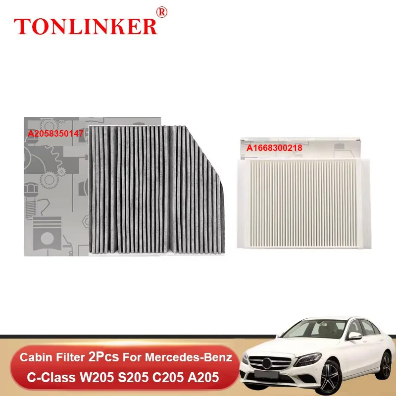 TONLINKER Cabin Filter For Mercedes Benz C Class W205 S205 A205 C205 2014-2021 C180 C200 C250 C250d C300 C350e C450 C43 C63 C63S
TONLINKER Cabin Filter For Mercedes Benz C Class W205 S205 A205 C205 2014-2021 C180 C200 C250 C250d C300 C350e C450 C43 C63 C63S