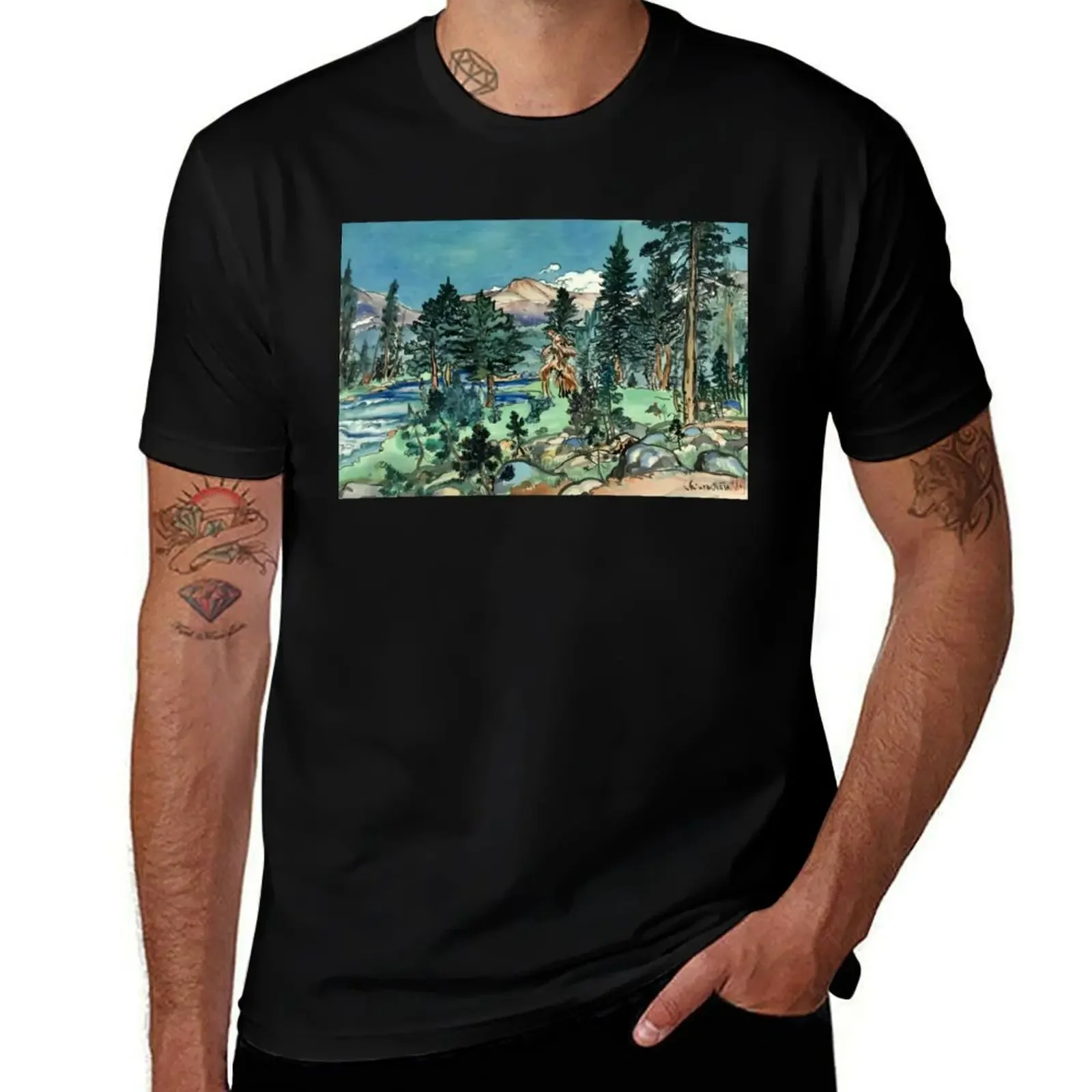 Chiura Obata. Mountains Yosemite T-Shirt summer tops plus sizes boys whites basketball graphic tees shirts graphic tee men
Chiura Obata. Mountains Yosemite T-Shirt summer tops plus sizes boys whites basketball graphic tees shirts graphic tee men