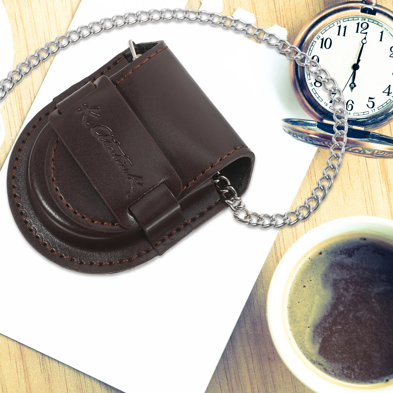 Pocket Watch Case Chain Style Container Vintage Retro Pouch Pu Bag Storage Scratch Dirt Gift Idea
Pocket Watch Case Chain Style Container Vintage Retro Pouch Pu Bag Storage Scratch Dirt Gift Idea