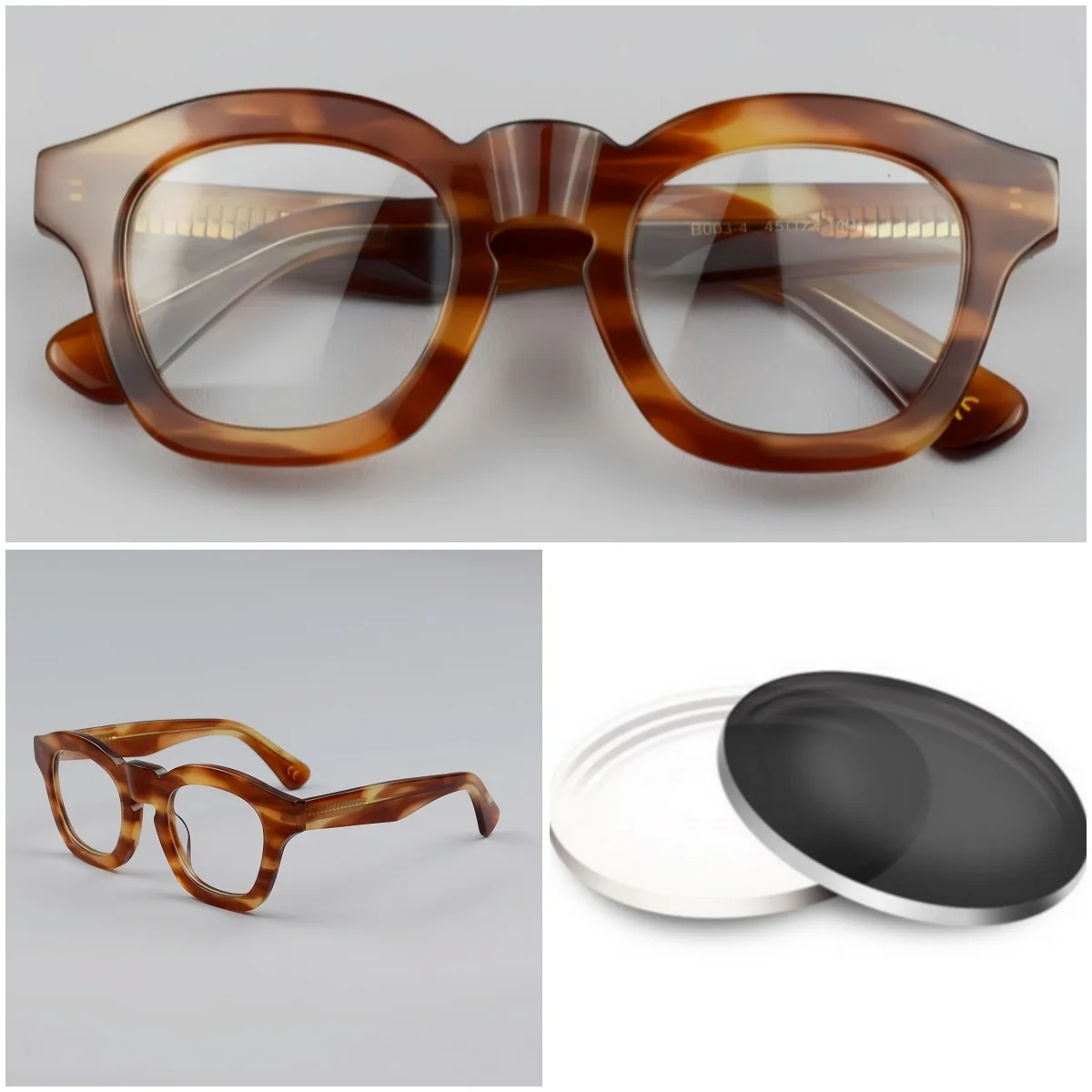 Handmade Acetate Prescription Glasses Progressive Optical Eyeglasses For Men Women Anti Blue Light Myopia Eyewear
Handmade Acetate Prescription Glasses Progressive Optical Eyeglasses For Men Women Anti Blue Light Myopia Eyewear