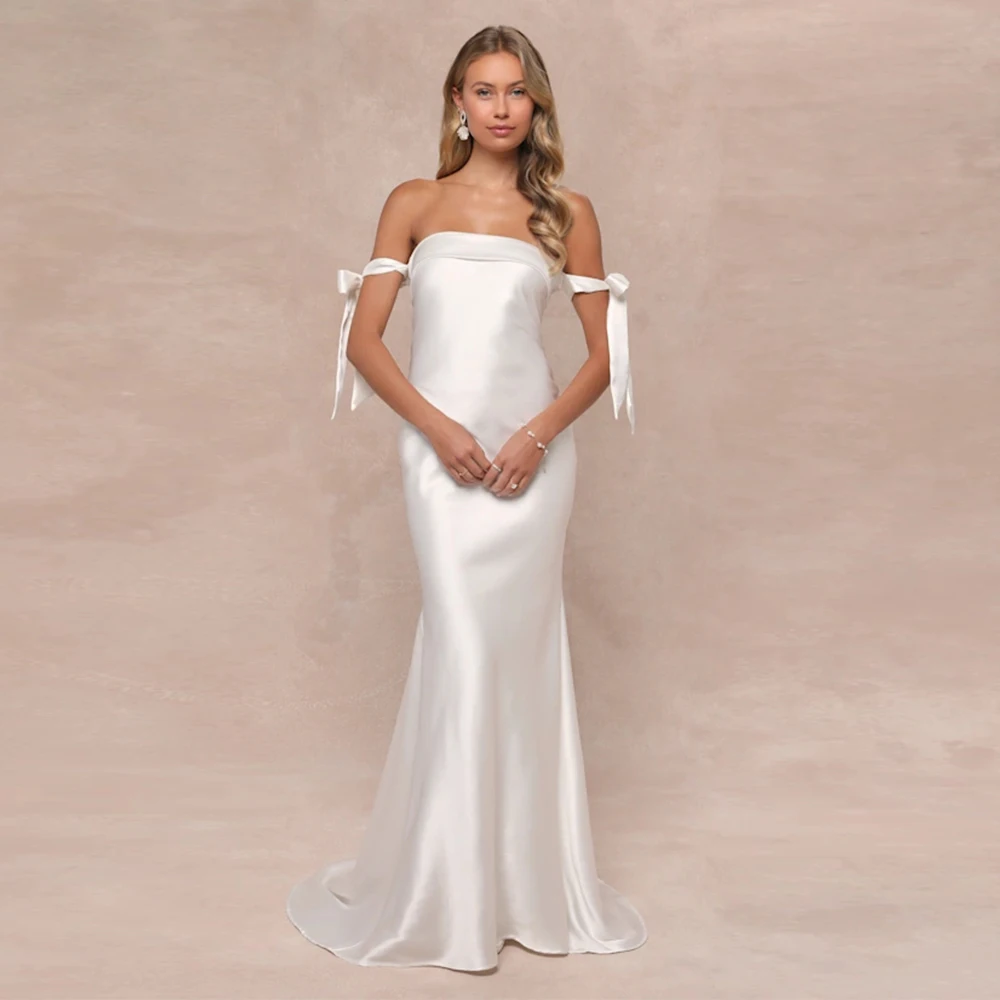 Очаровательное свадебное платье с двумя бретелями и складками в форме сердца/русалки, простое свадебное платье на пуговицах сзади, со шлейфом 2025 Rode De mariée
Очаровательное свадебное платье с двумя бретелями и складками в форме сердца/русалки, простое свадебное платье на пуговицах сзади, со шлейфом 2025 Rode De mariée